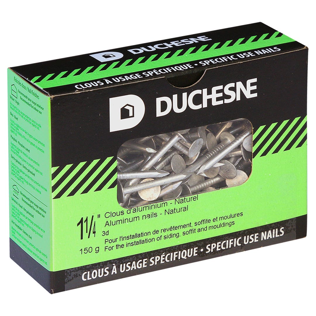Aluminum Nails, 1-1/4 in., 150 g/Box