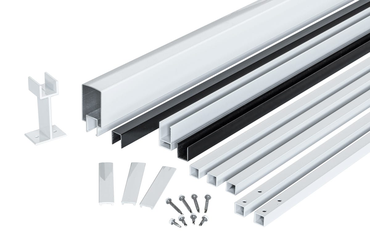 Aluminum Outdoor Railing Section Entourage, 42-in. X 72-in.