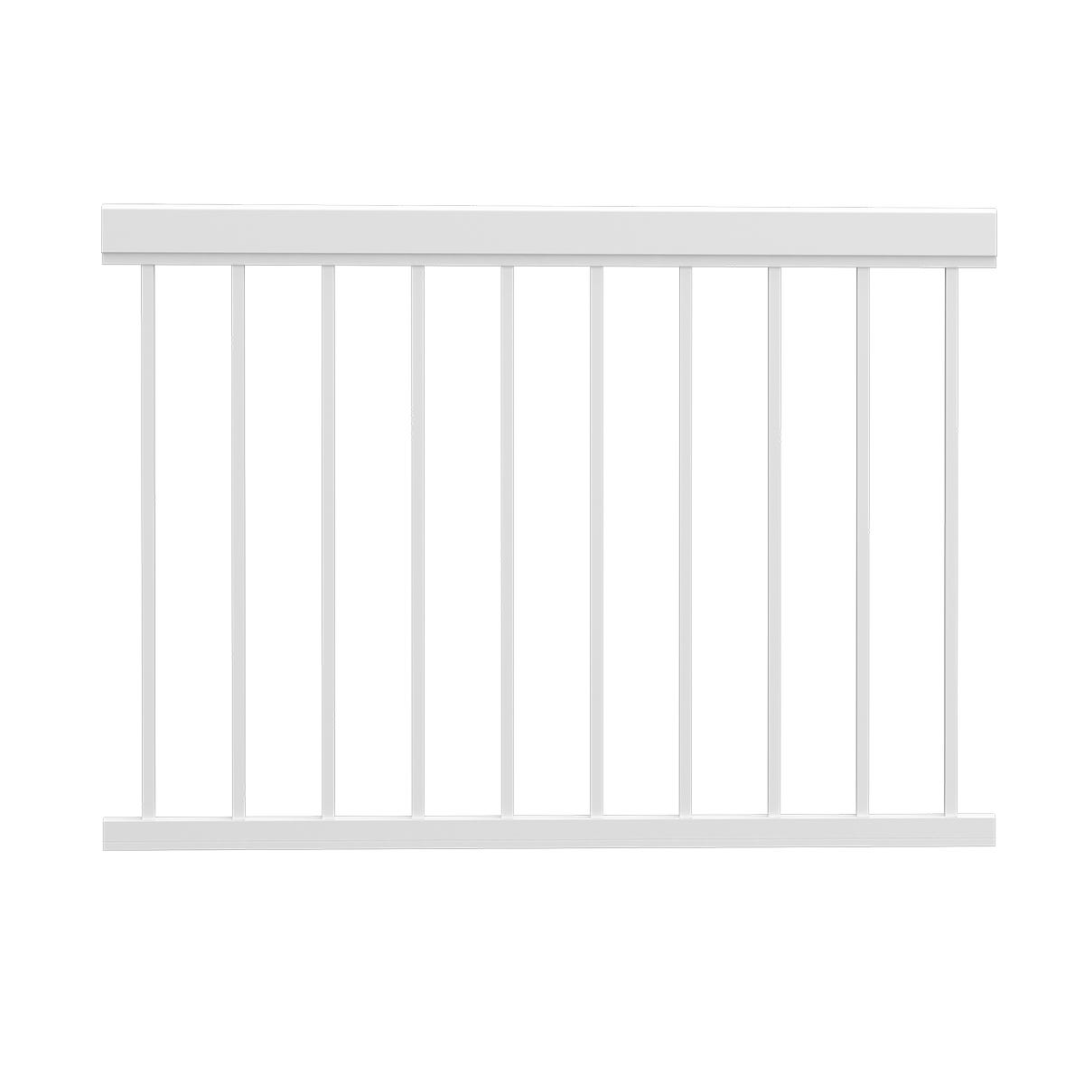 Aluminum Outdoor Railing Section Entourage, 48-in. X 59-in.