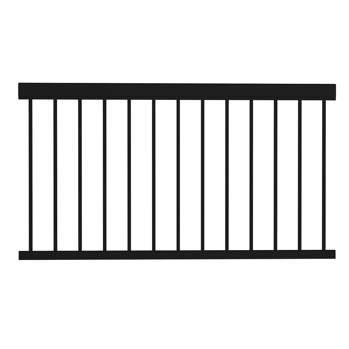Aluminum Outdoor Railing Section Entourage, 48-in. X 59-in.