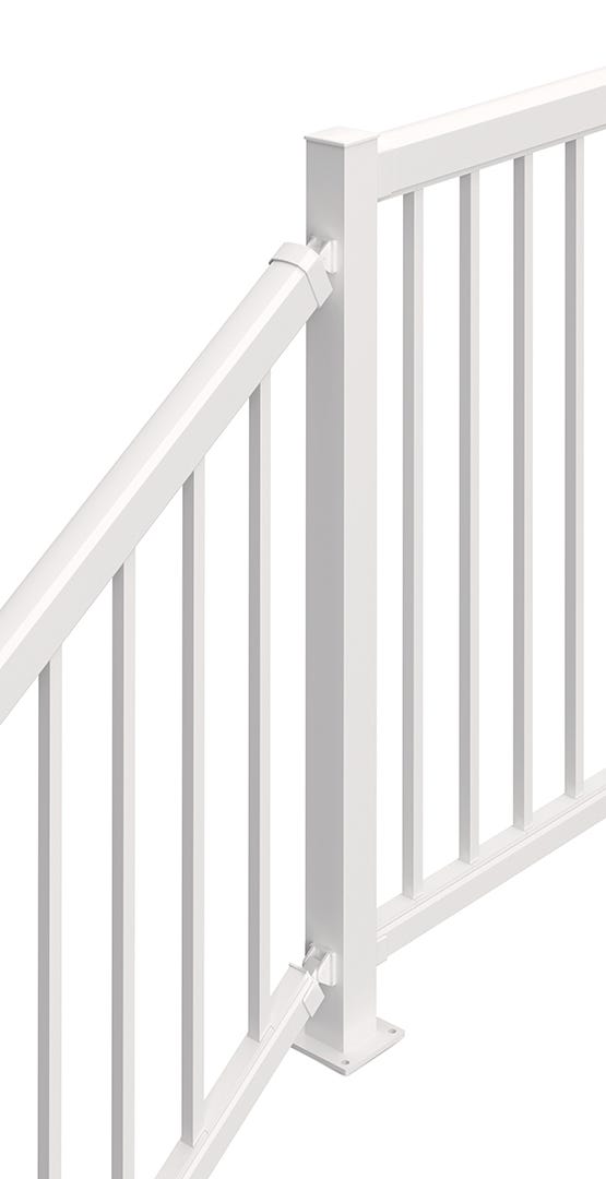 Aluminum Outdoor Railing Section for Strair, 42-in. X 96-in.