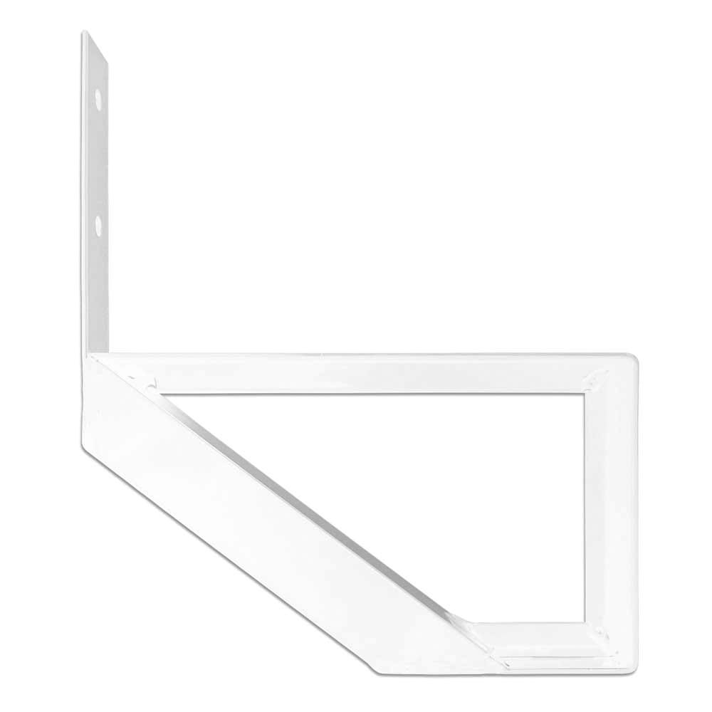 Stair Frame-in. Aluminum, 1 Step, White