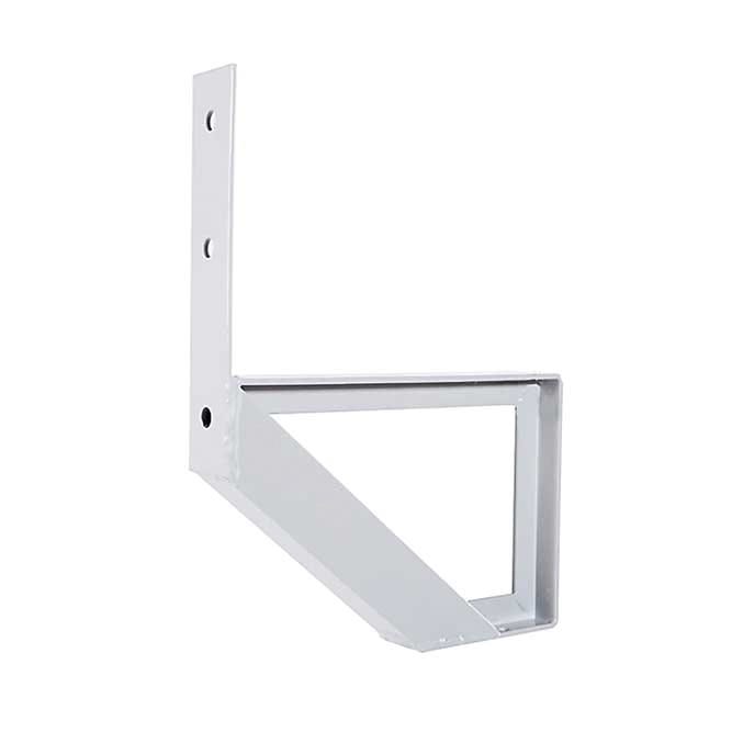 Stair Frame-in. Aluminum, 1 Step, White