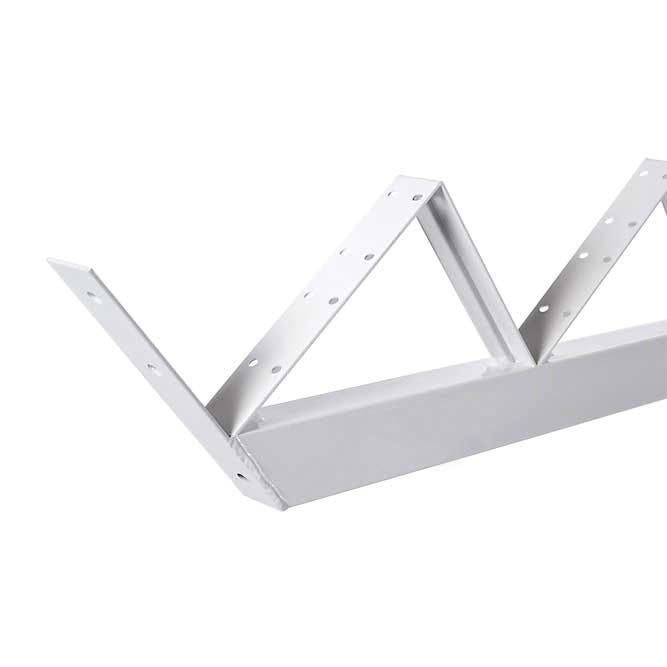Stair Frame-in. Aluminum, 3 Steps, White
