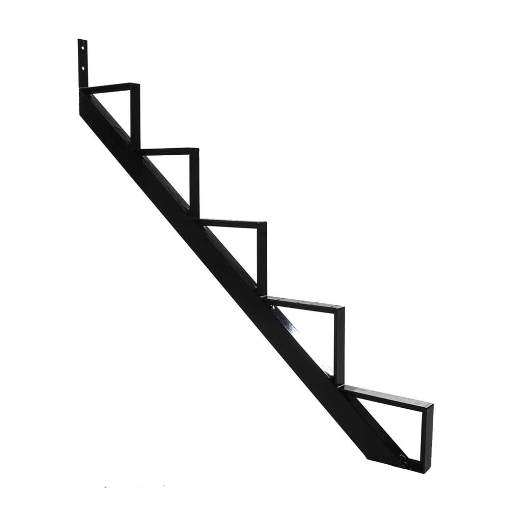 Aluminum Stair Frame, 5 Steps, black