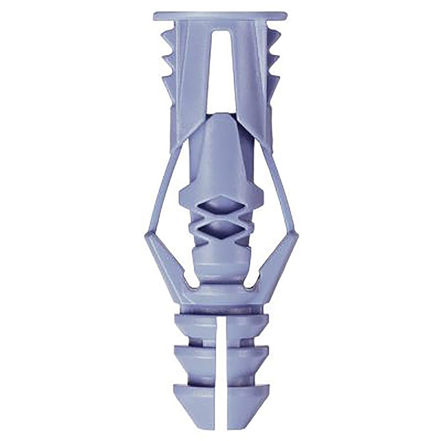 TRIPLEGRIP Anchors, #10, Without Screw, Blue, 50/Pack