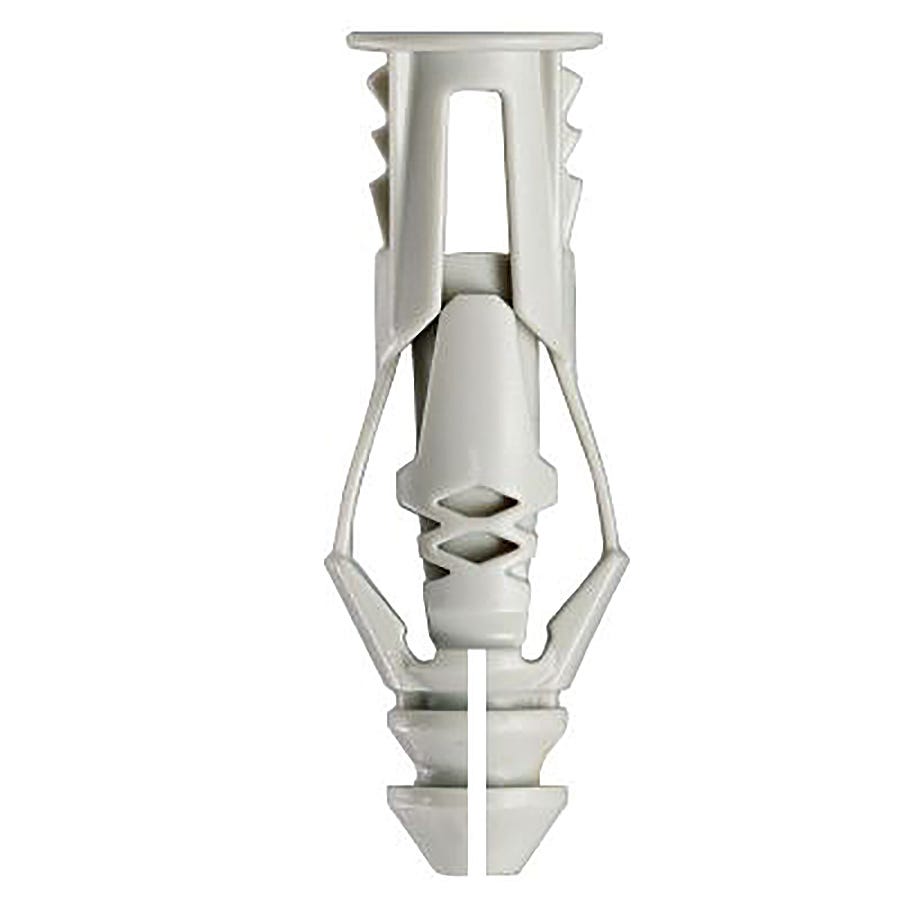 TRIPLEGRIP Anchors, #8, Without Screw, Grey, 75/Pack