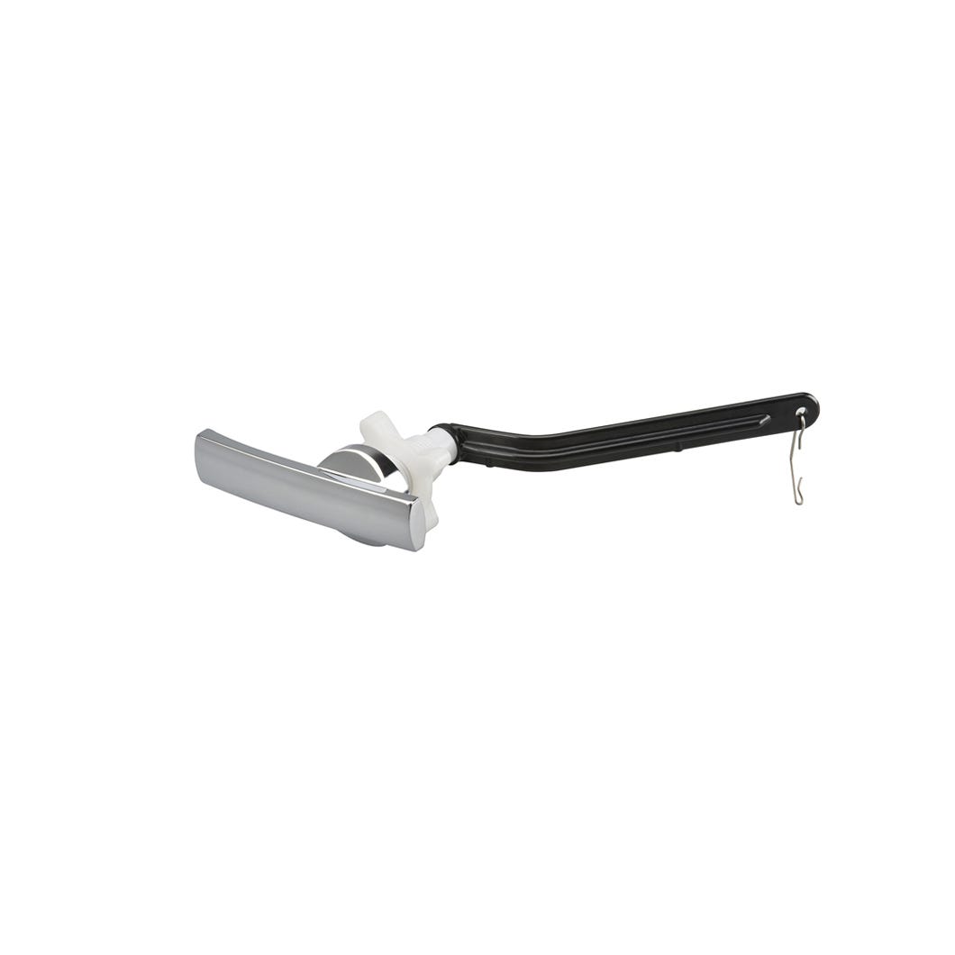 Angle mount toilet tank lever - deluxe