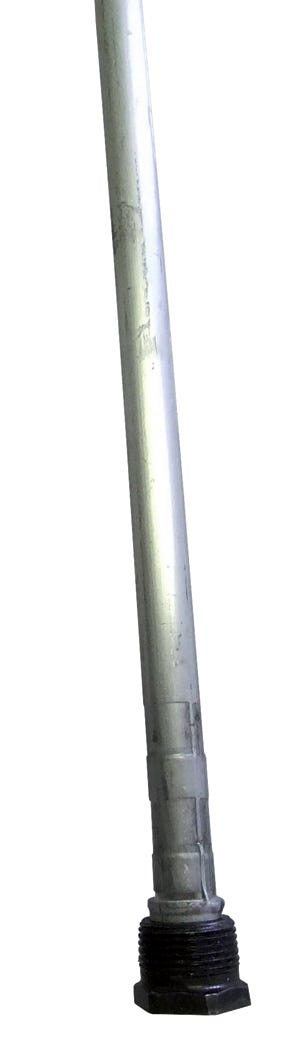 Aluminum Anode Rod for Water Heaters, 33-in.