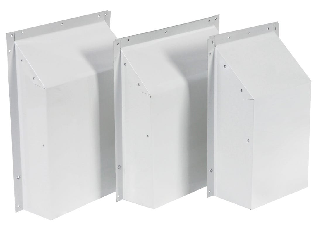 Aluminum Anti-Gust Cap, 3 1/4-in. X 10-in.
