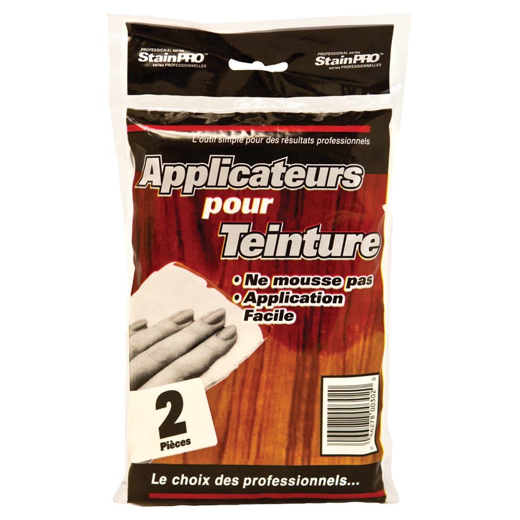 Applicator pads stain, 2/Pack