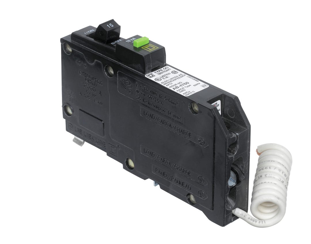 Arc fault circuit breaker single pole - arc fault circuit interrupter