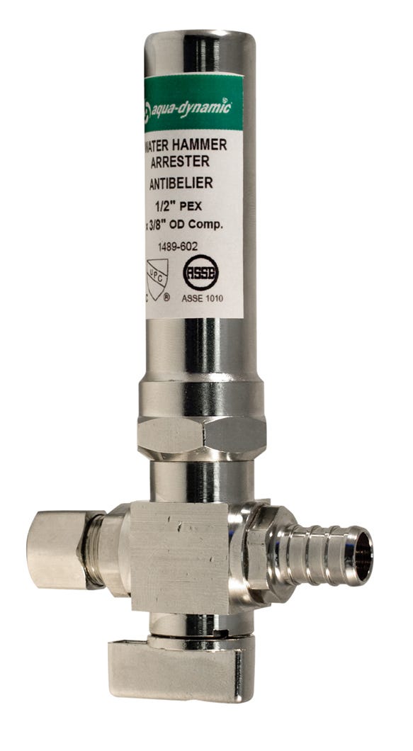 Arrester Valve Straight, Pex, Lead-Free, 1/2-in. X 3/8-in.