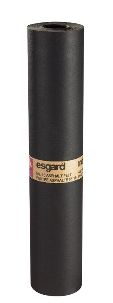 Asphalt Felt for Roof Shingles-Type 15, Guide Lines Every 2-in.