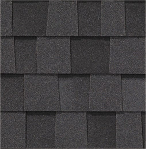 Asphalt Shingle, 2 Tone Black, Lifetime