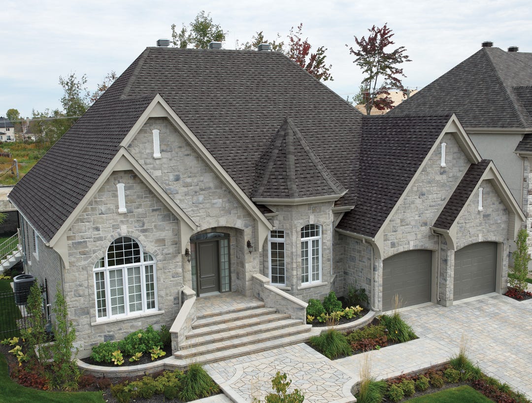 Asphalt Shingle, Slate Grey, Lifetime