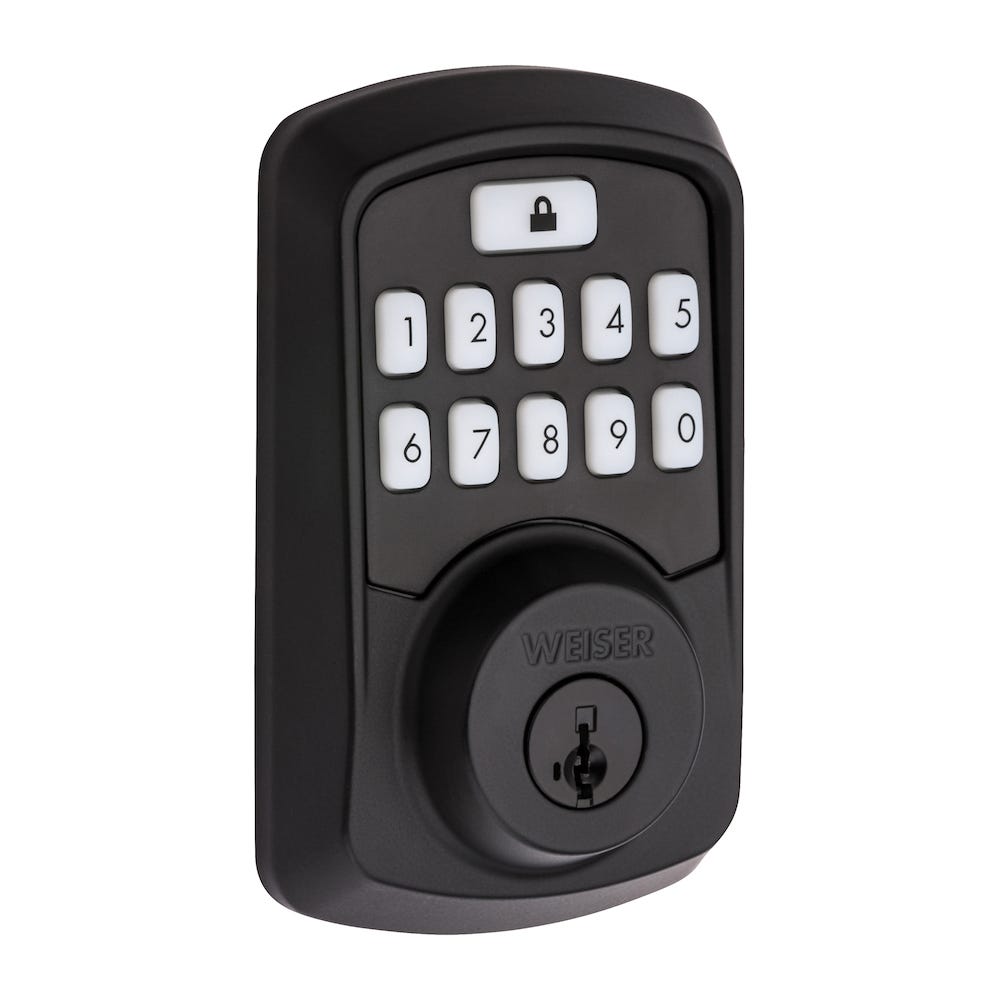 Aura Bluetooth Smart Lock Deadbolt, Iron Black
