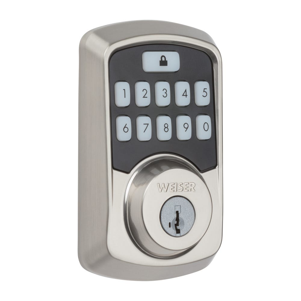 Aura Bluetooth Smart Lock Deadbolt, Satin Nickel