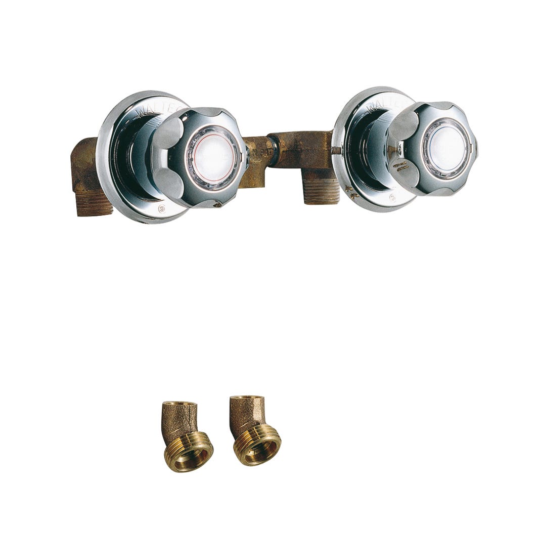 Automatic Washer Faucet Double Handle Concealed with Anti-Water Hammer