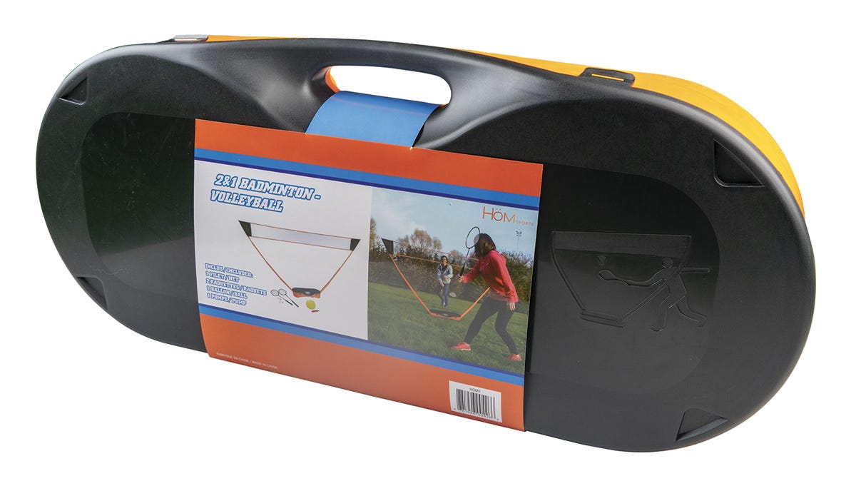 HÖM SPORTS Badminton & Volleyball Game Set