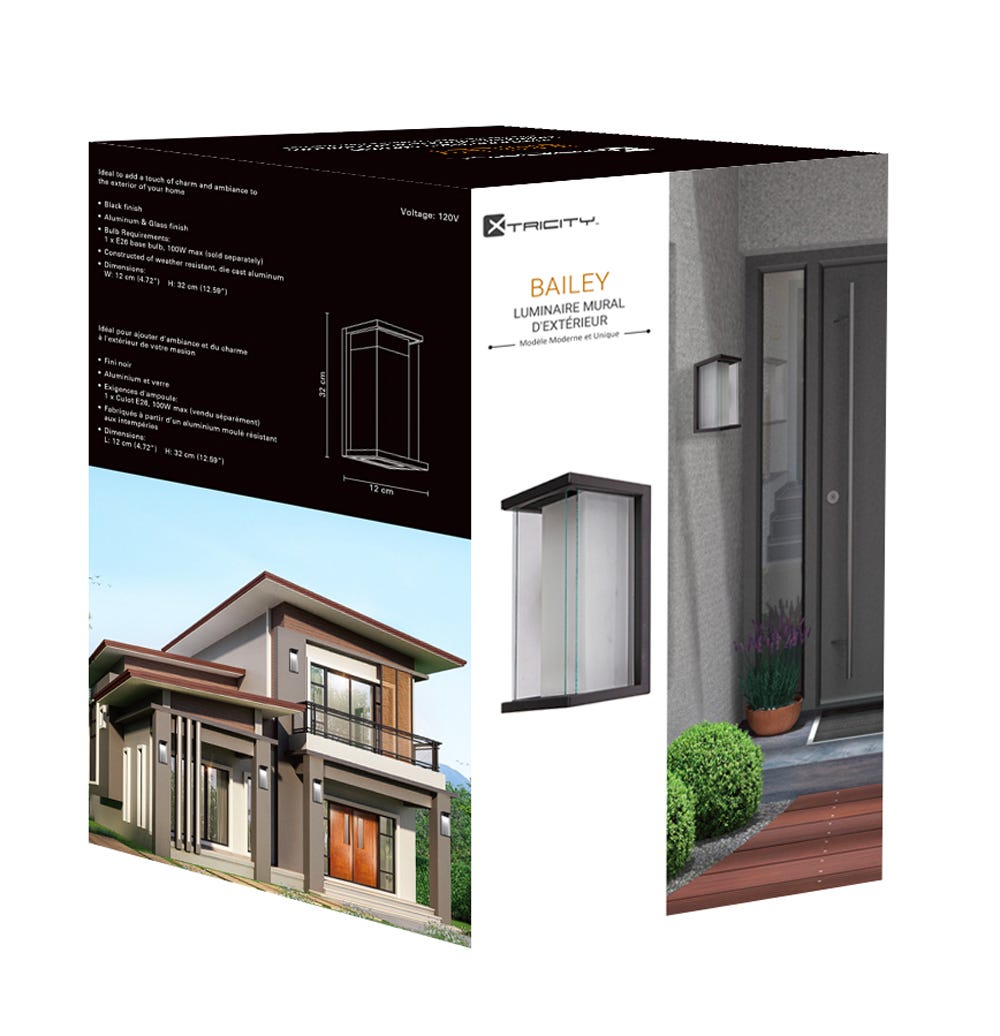 BAILEY, Outdoor Wall Mount