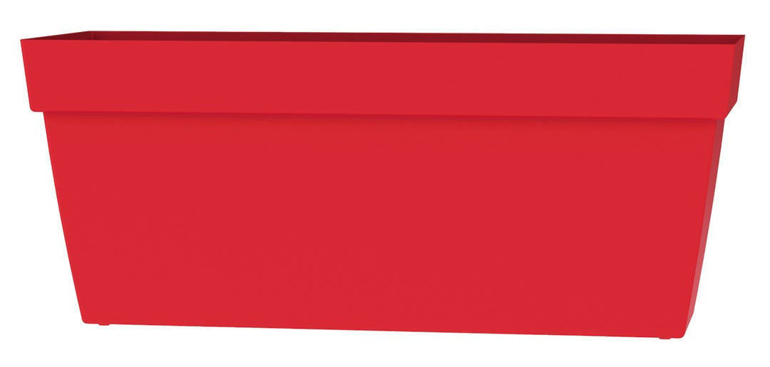 Dcn Self-Watering Viva Planter, Red, 30-in.