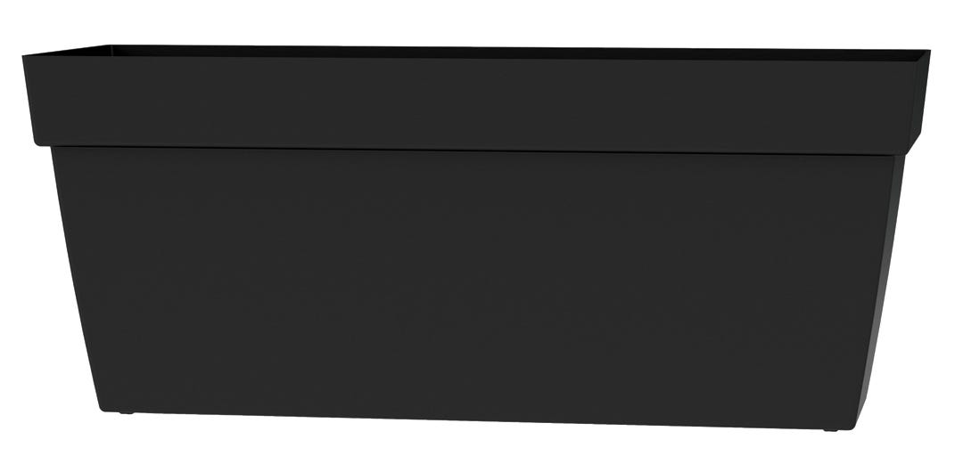 Dcn Self-Watering Viva Planter, Black, 30-in.