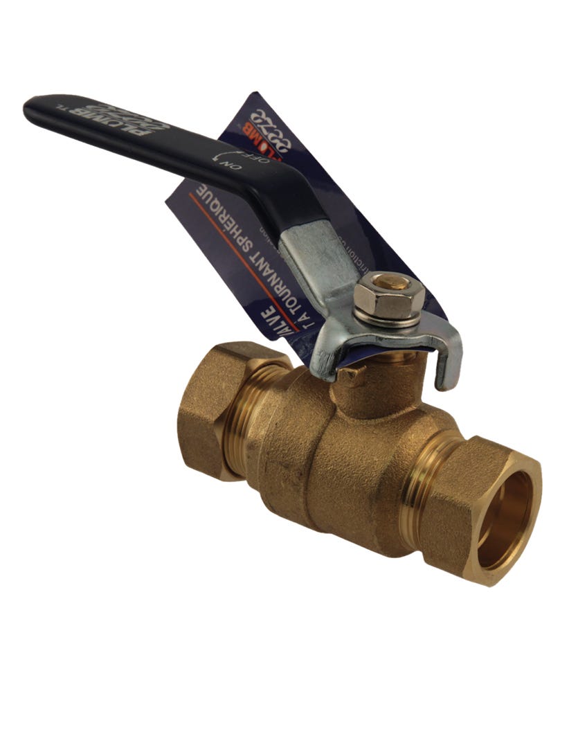 Ball Valve Tee, Lead-Free