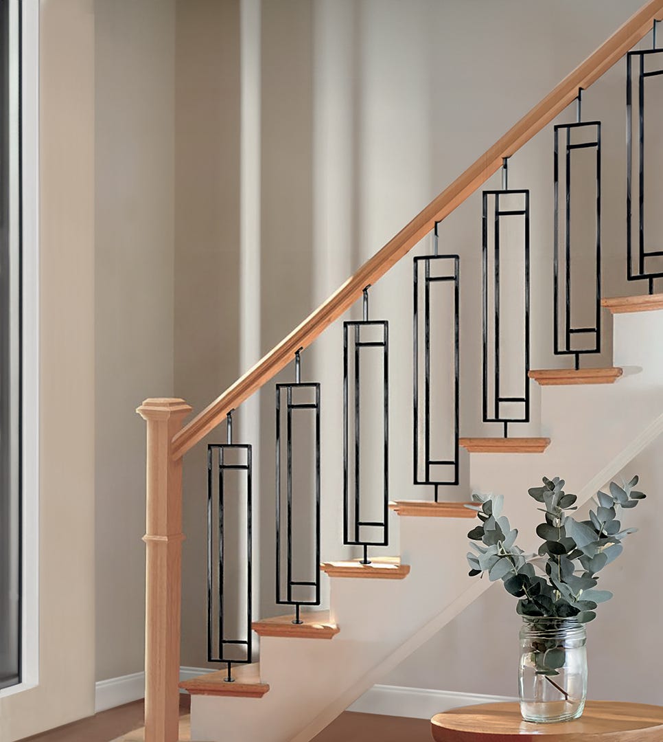 Baluster Horizontal, Wrought Iron