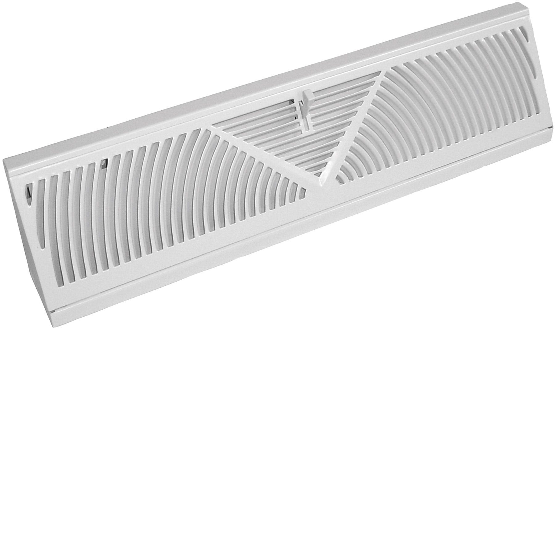 Baseboard Diffuser, Painted Metal