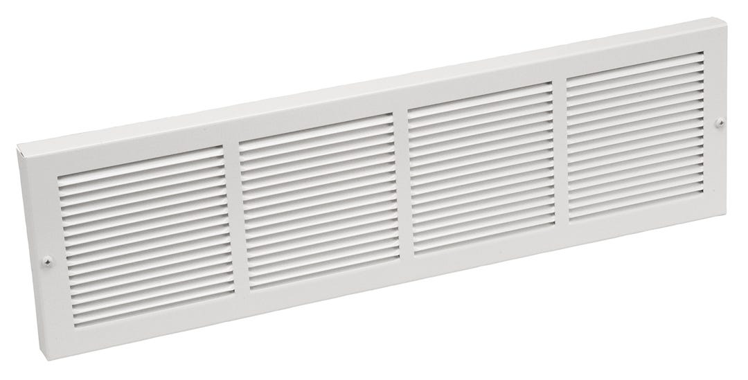 Baseboard Grille, Painted Metal