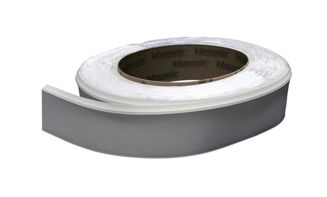 Baseboard Vinyl, 2-1/2 in., White