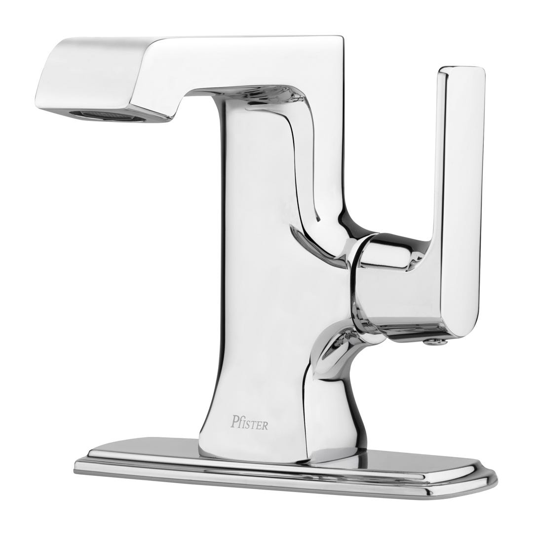 Bathroom faucet one handles