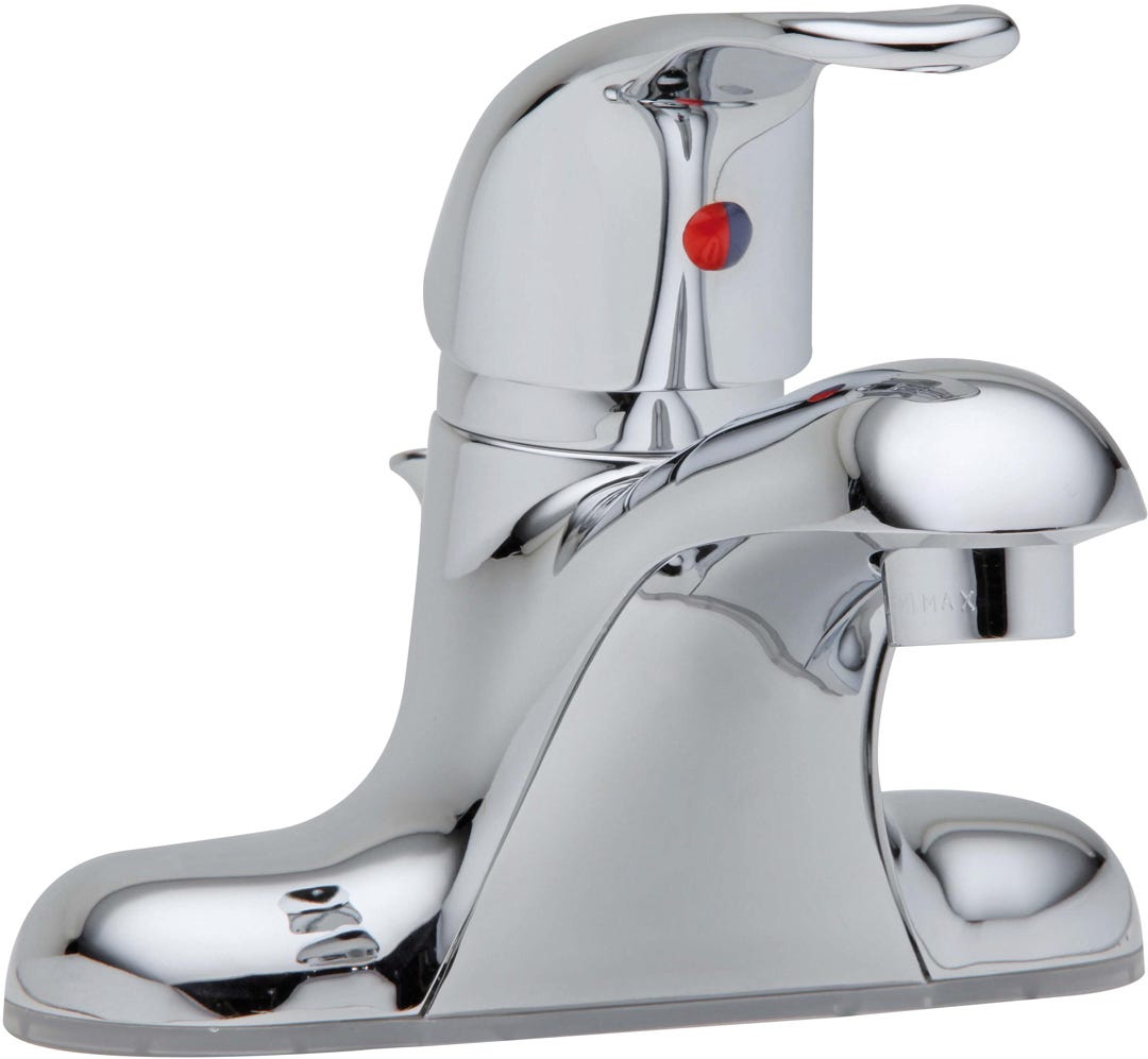 Bathroom faucet single level handle - centerset 4 in