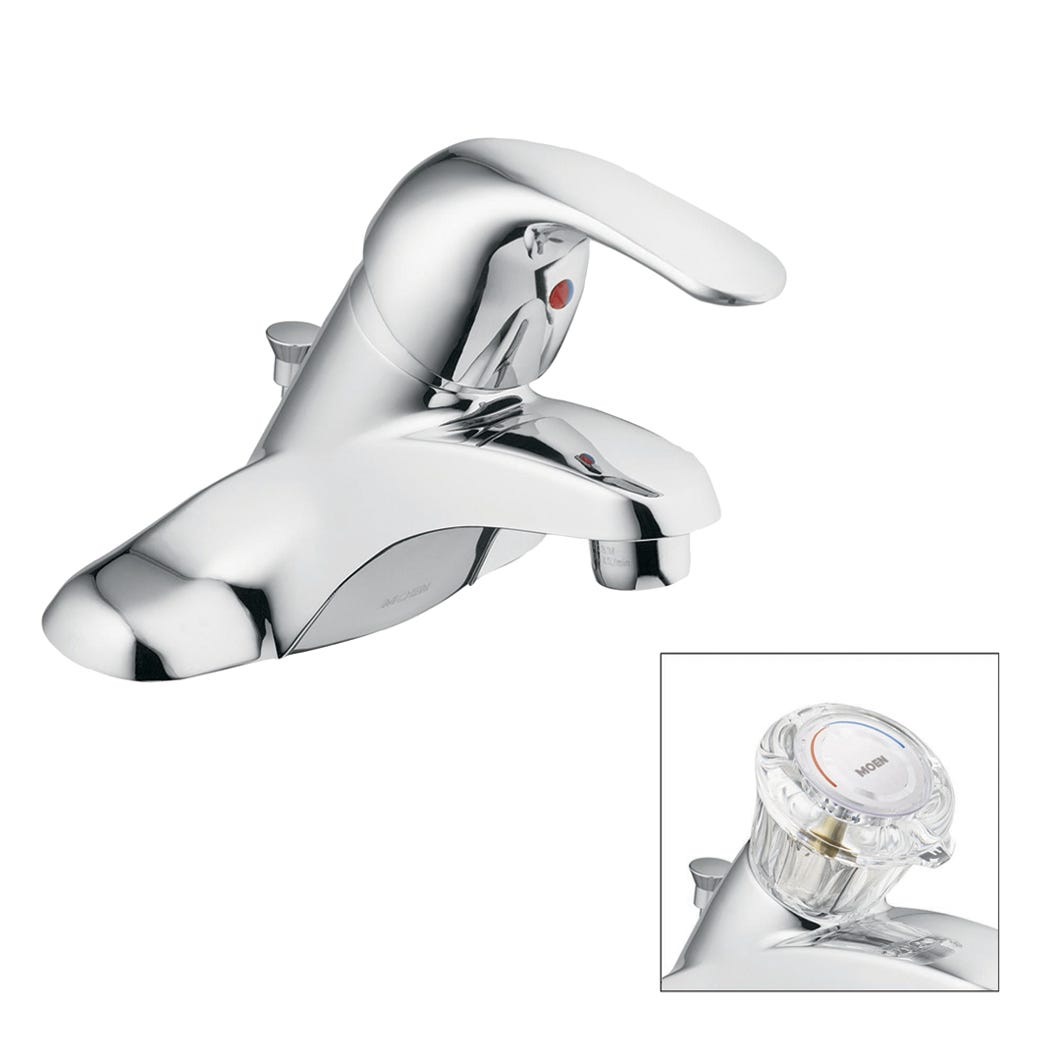 Bathroom faucet single lever