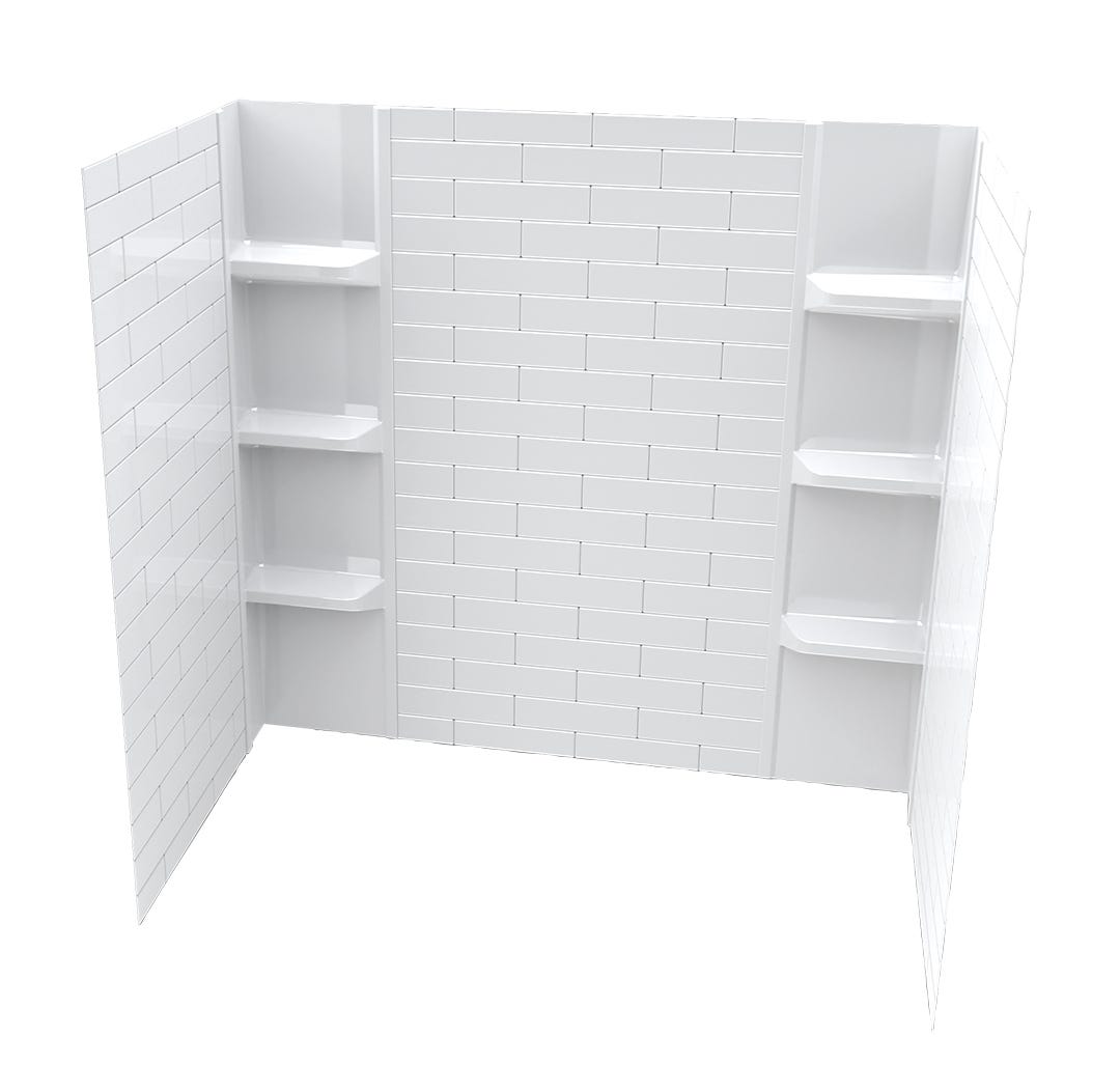 Bathtub walls 58 in.