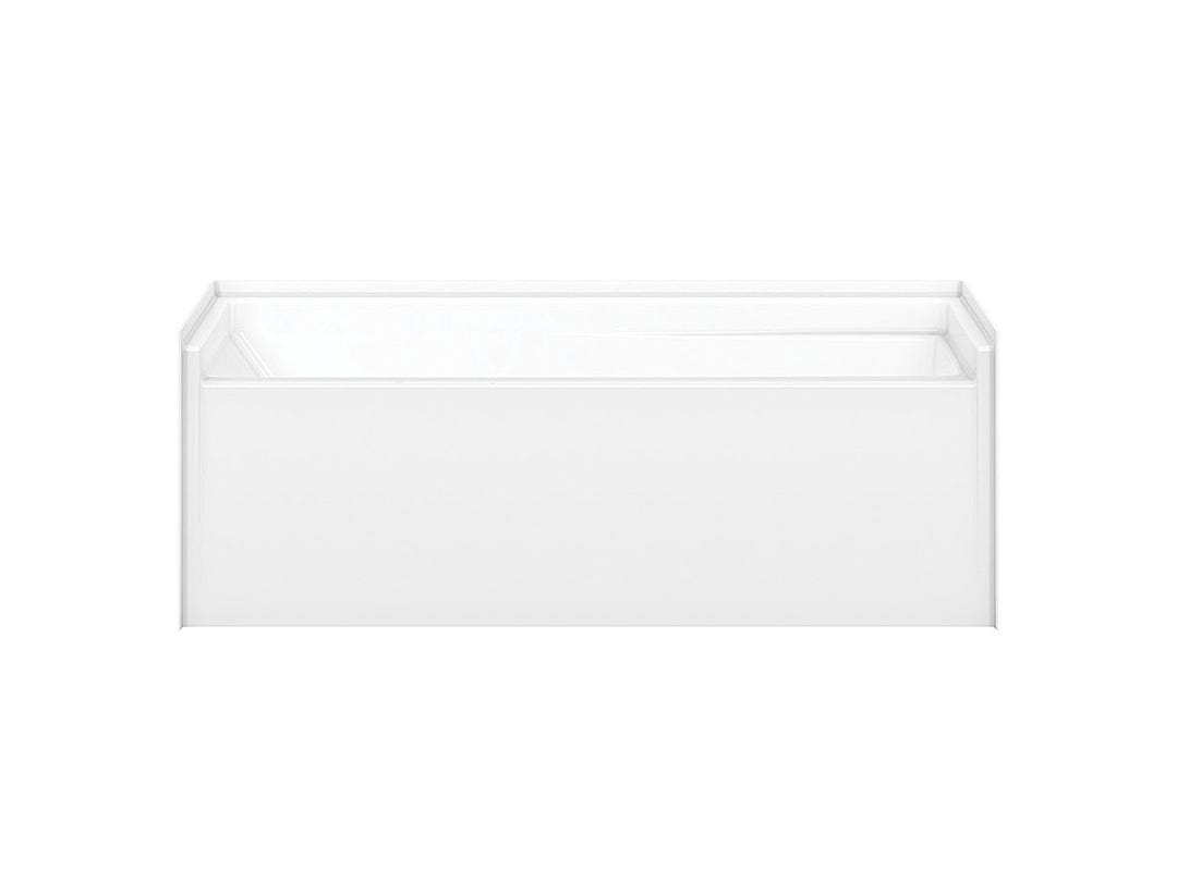 Bathub acrylic right drain