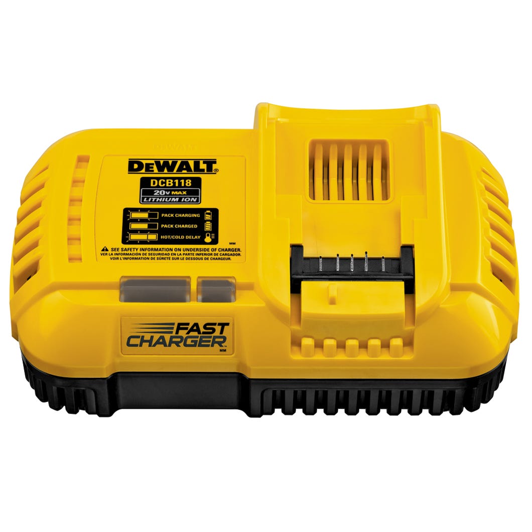 DEWALT Battery Charger Lithium-Ion, Fan-Cooled Fast Charger