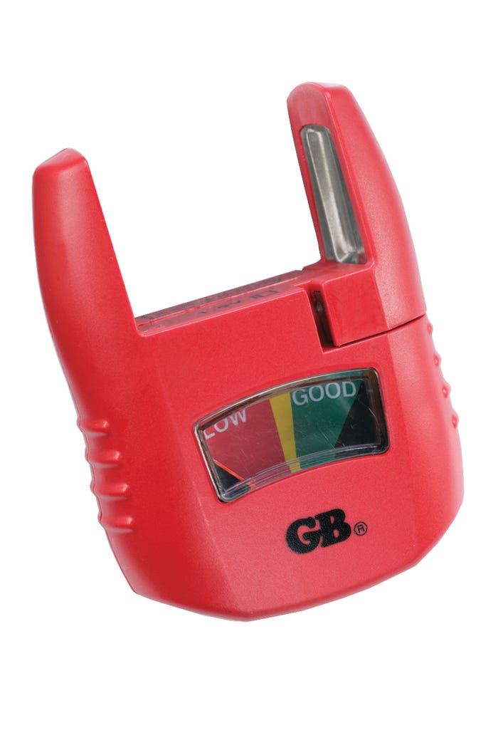 Battery Tester Analog -Tester, Low/Good-in.dicator