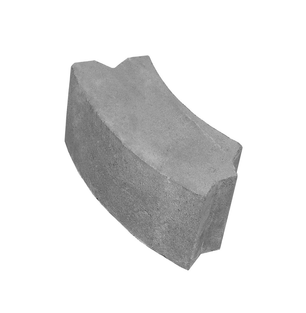 Patio Drummond Round BBQ Block, Grey