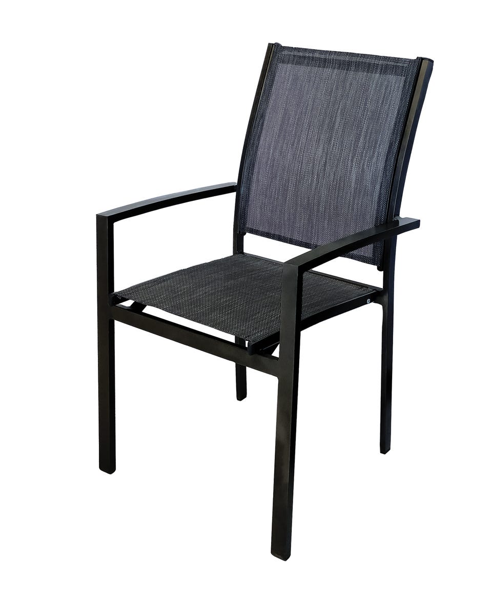 BELAIR stackable chair, Black