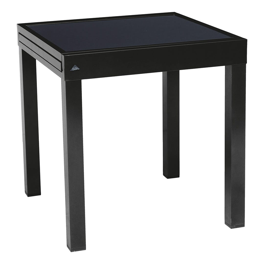 BELAIR Extension Table, 28.25-in. X 28.25-in. X 28.25 to 56.75-in., Black