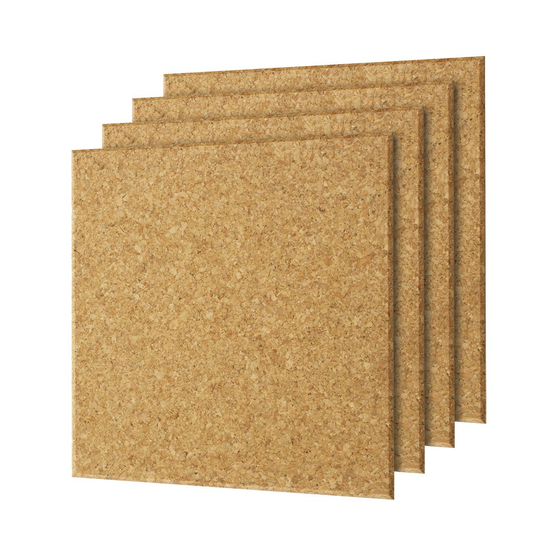 Bevelled cork tile