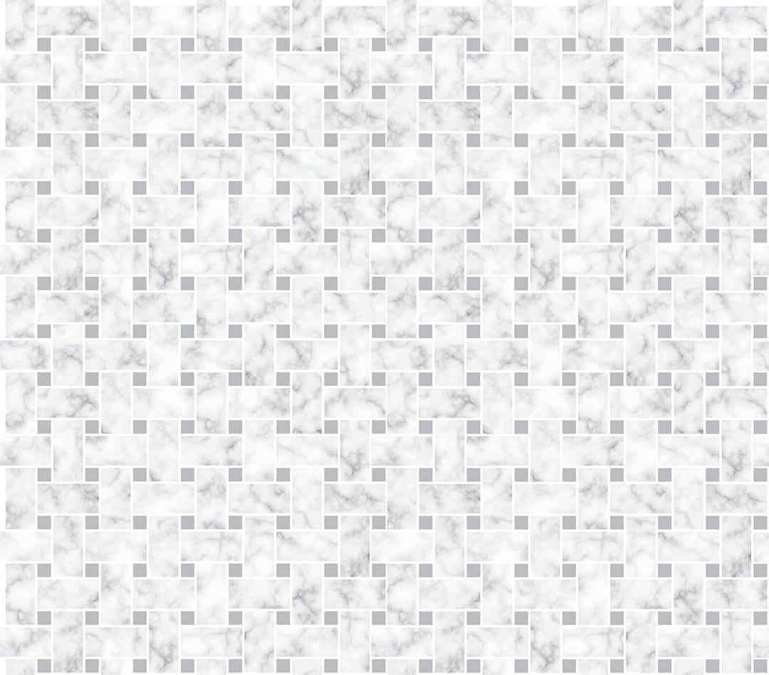 Bianco Carrara Backsplash, Grey
