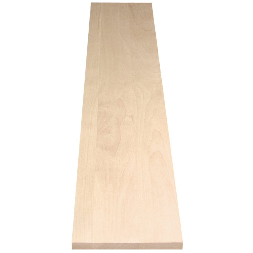 Birch stair riser