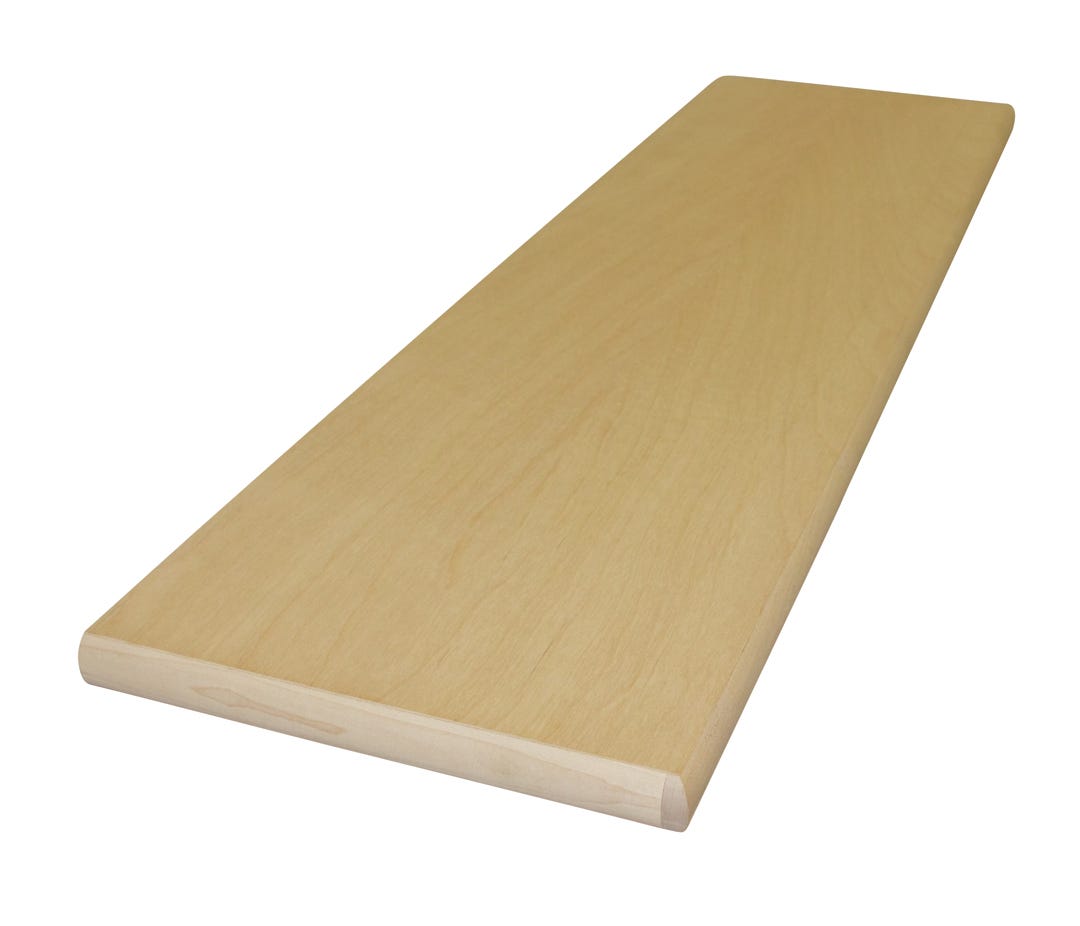 Birch veneer stair