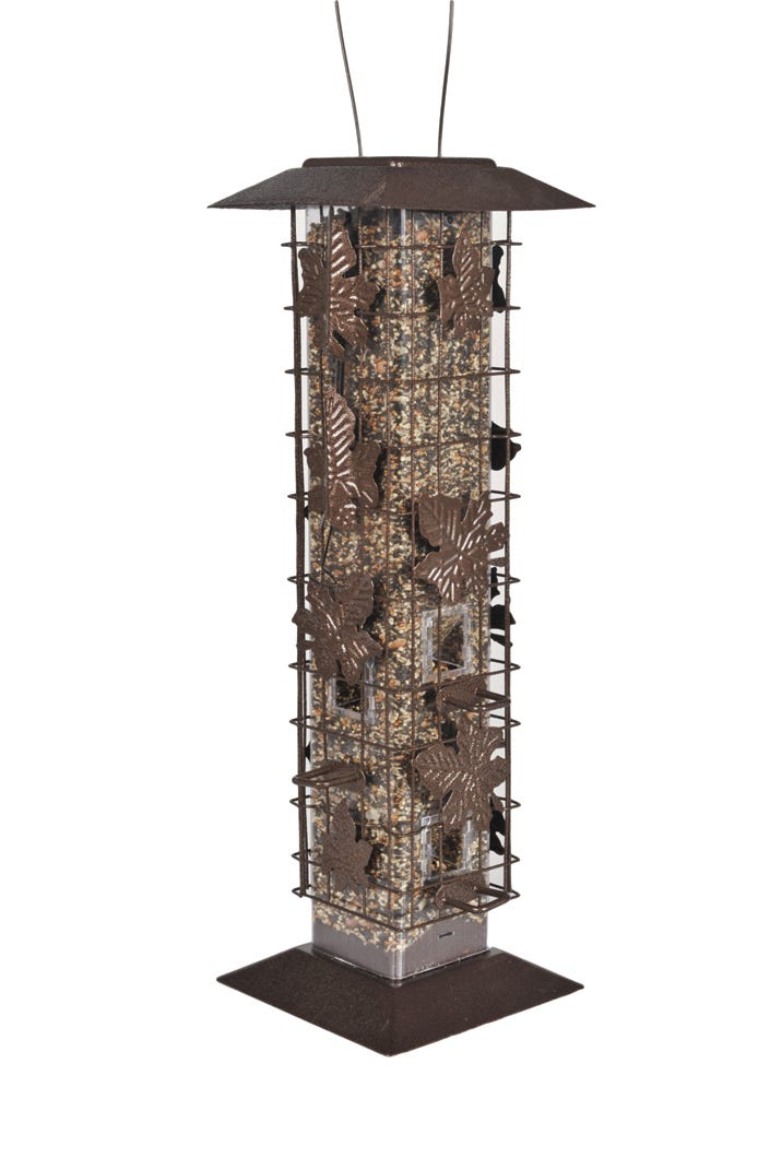 Perky Pet Bird Feeder, Squirrel Resistant, Brown