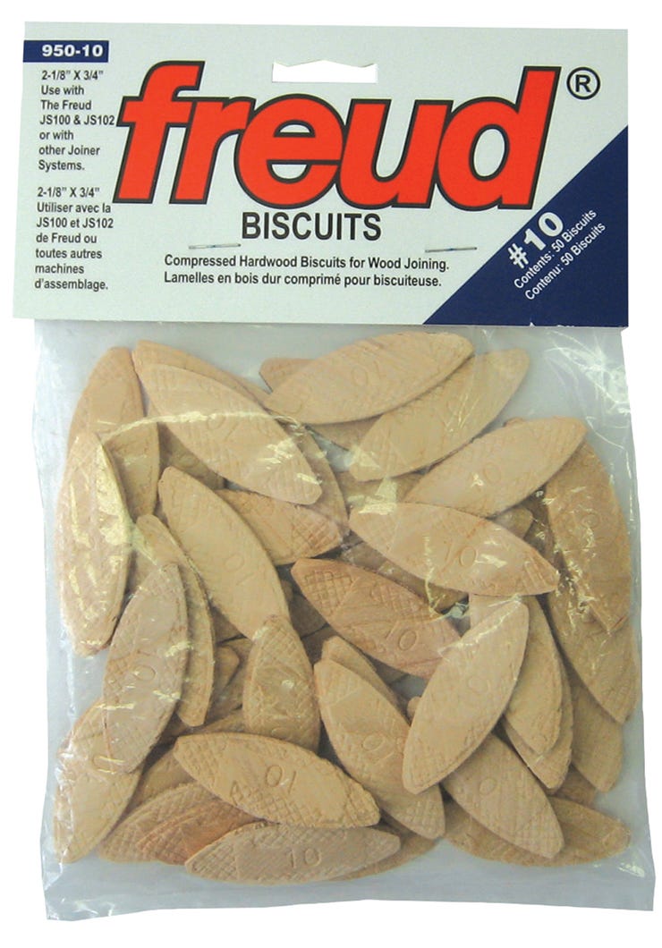 Biscuit compressed hardwood for wood joining