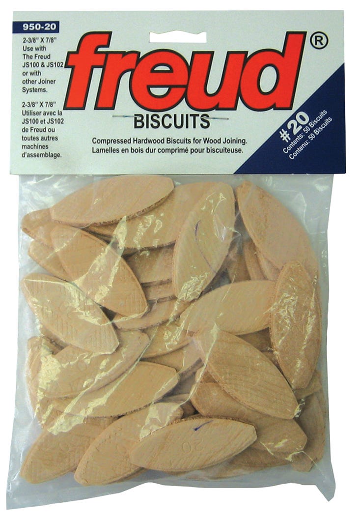 Biscuit compressed hardwood for wood joining