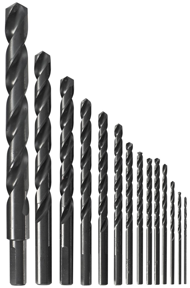 Bosch 14-Pc Black Oxide Metal Drill Bit Set